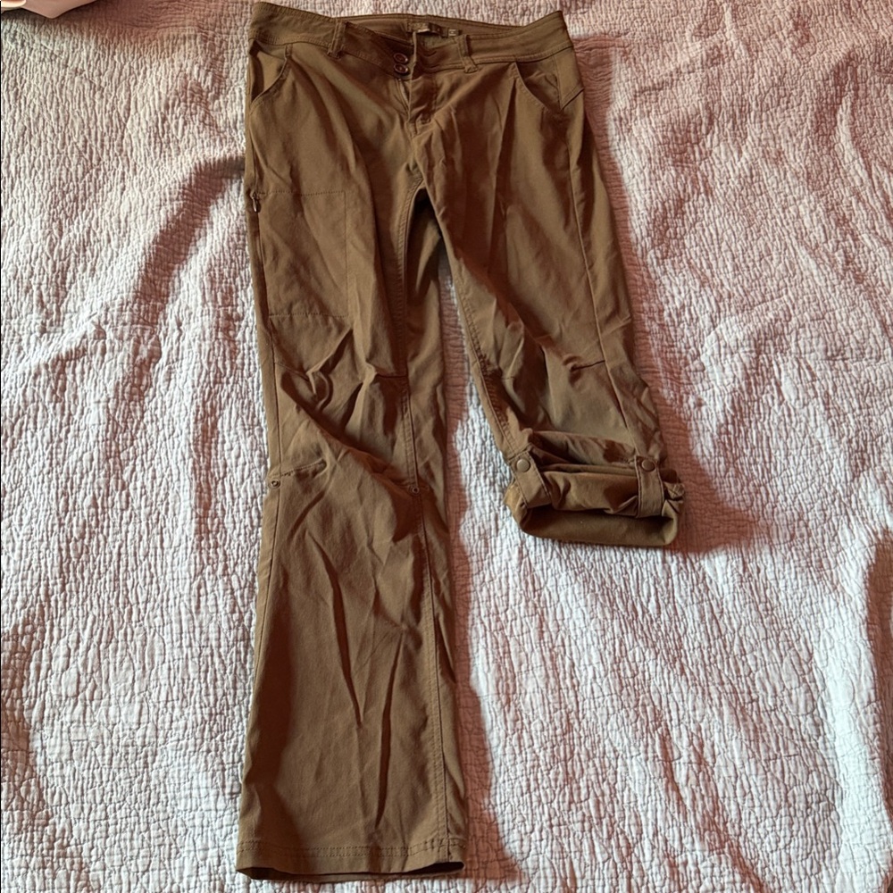 Prana Halle Convertible Cargo Pants (green)